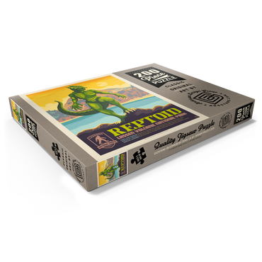 Darstellung des Puzzle Motivs Legends Of The National Parks: Lassen Volcanic's Reptoid 200 Puzzle Schachtel Ansicht1