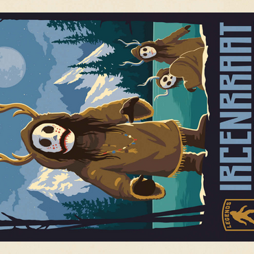 Darstellung des Puzzle Motivs Legends Of The National Parks: Lake Clark's Ircenrraat 500 Puzzle 3D Modell