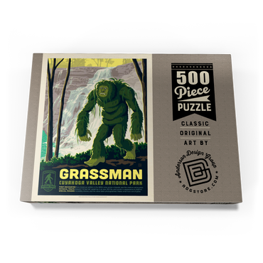 Darstellung des Puzzle Motivs Legends Of The National Parks: Cuyahoga Valley's Grassman 500 Puzzle Schachtel Ansicht3
