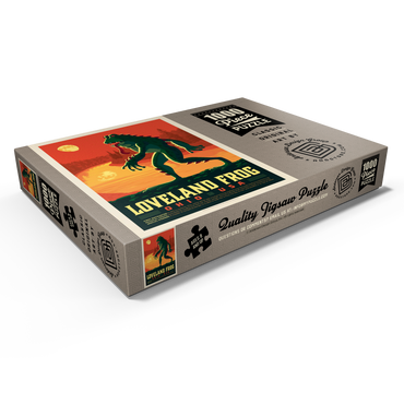 Darstellung des Puzzle Motivs Mythical Creatures: Loveland Frog 1000 Puzzle Schachtel Ansicht1