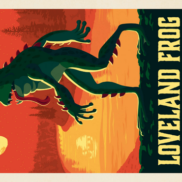 Darstellung des Puzzle Motivs Mythical Creatures: Loveland Frog 1000 Puzzle 3D Modell