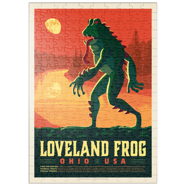 Darstellung des Puzzle Motivs puzzleplate Mythical Creatures: Loveland Frog 200 Puzzle