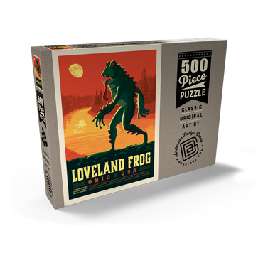 Darstellung des Puzzle Motivs Mythical Creatures: Loveland Frog 500 Puzzle Schachtel Ansicht2