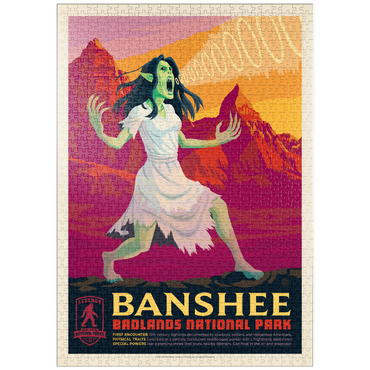Darstellung des Puzzle Motivs puzzleplate Legends Of The National Parks: Badland's Banshee 1000 Puzzle