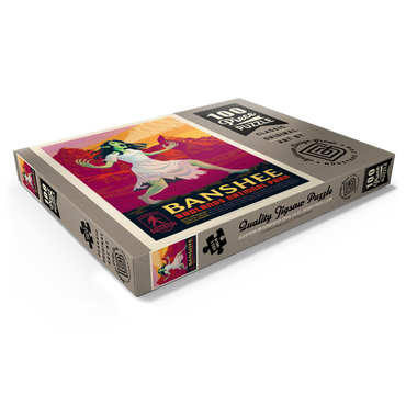 Darstellung des Puzzle Motivs Legends Of The National Parks: Badland's Banshee 100 Puzzle Schachtel Ansicht1