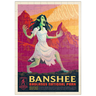 Darstellung des Puzzle Motivs puzzleplate Legends Of The National Parks: Badland's Banshee 100 Puzzle