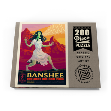 Darstellung des Puzzle Motivs Legends Of The National Parks: Badland's Banshee 200 Puzzle Schachtel Ansicht3