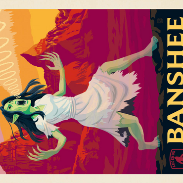 Darstellung des Puzzle Motivs Legends Of The National Parks: Badland's Banshee 200 Puzzle 3D Modell