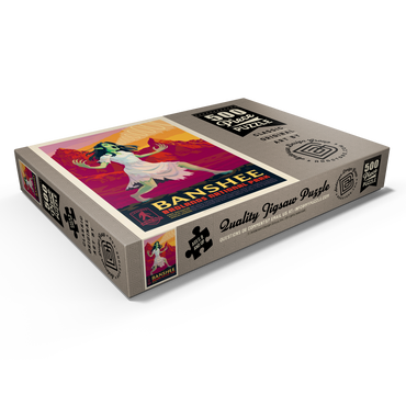 Darstellung des Puzzle Motivs Legends Of The National Parks: Badland's Banshee 500 Puzzle Schachtel Ansicht1