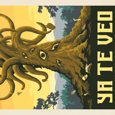 Darstellung des Puzzle Motivs Mythical Creatures: Ya-Te-Veo 1000 Puzzle 3D Modell