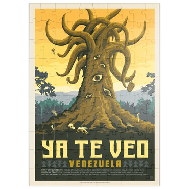 Darstellung des Puzzle Motivs puzzleplate Mythical Creatures: Ya-Te-Veo 100 Puzzle