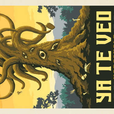 Darstellung des Puzzle Motivs Mythical Creatures: Ya-Te-Veo 200 Puzzle 3D Modell