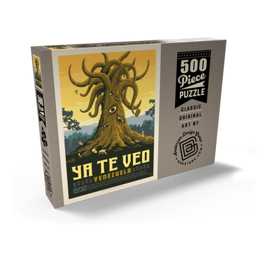 Darstellung des Puzzle Motivs Mythical Creatures: Ya-Te-Veo 500 Puzzle Schachtel Ansicht2
