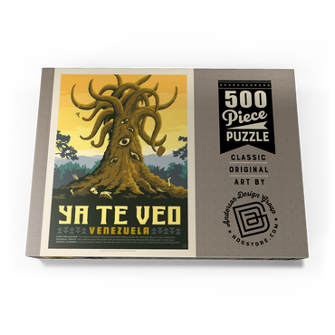 Darstellung des Puzzle Motivs Mythical Creatures: Ya-Te-Veo 500 Puzzle Schachtel Ansicht3
