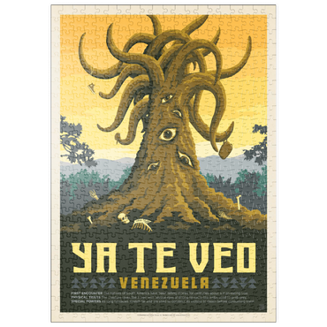 Darstellung des Puzzle Motivs puzzleplate Mythical Creatures: Ya-Te-Veo 500 Puzzle