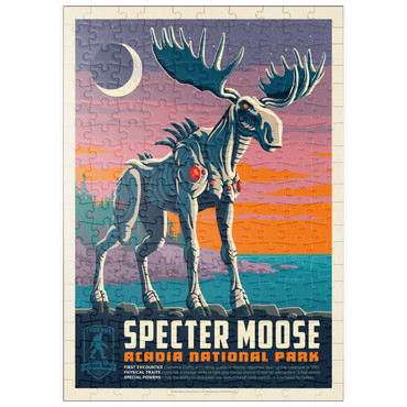 Darstellung des Puzzle Motivs puzzleplate Legends Of The National Parks: Acadia's Specter Moose 200 Puzzle