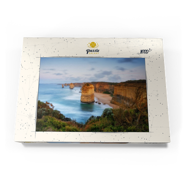 Darstellung des Puzzle Motivs Twelve Apostles Limestone Stacks at Sunset 1000 Puzzle Schachtel Ansicht3