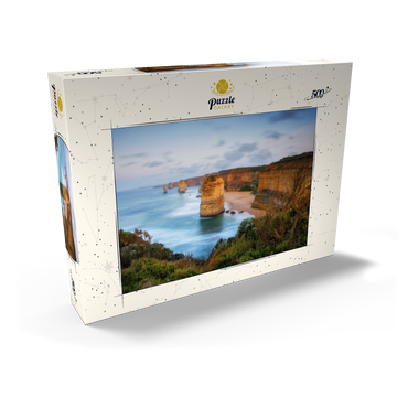 Darstellung des Puzzle Motivs Twelve Apostles Limestone Stacks at Sunset 500 Puzzle Schachtel Ansicht2