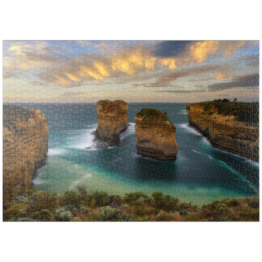 Darstellung des Puzzle Motivs puzzleplate Loch Ard Gorge, Great Ocean Road, Australia 1000 Puzzle