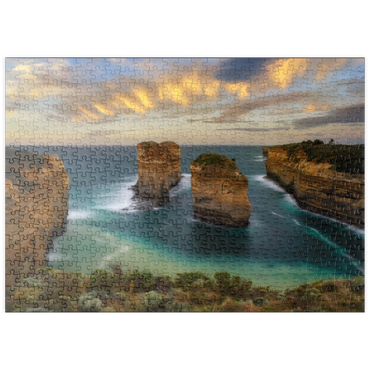 Darstellung des Puzzle Motivs puzzleplate Loch Ard Gorge, Great Ocean Road, Australia 500 Puzzle