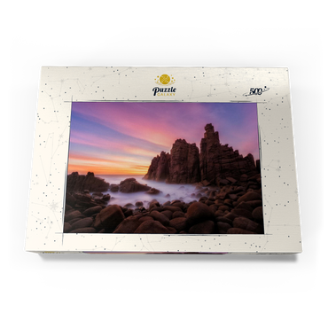 Darstellung des Puzzle Motivs Pinnacles at Cape Woolamai, Phillip Island, Australia 500 Puzzle Schachtel Ansicht3