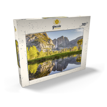 Darstellung des Puzzle Motivs Yosemite Falls Reflection in Spring 200 Puzzle Schachtel Ansicht2