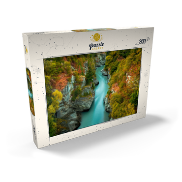 Darstellung des Puzzle Motivs Shotover River Gorge – Autumn in Queenstown 200 Puzzle Schachtel Ansicht2