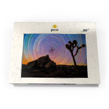 Darstellung des Puzzle Motivs Joshua Tree Under Spiral Star Trails 500 Puzzle Schachtel Ansicht3