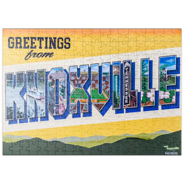 Darstellung des Puzzle Motivs puzzleplate Greetings from Knoxville Tennessee Mural 200 Puzzle