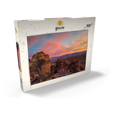 Darstellung des Puzzle Motivs Snow Canyon Red Rocks at Sunset, Utah 200 Puzzle Schachtel Ansicht2