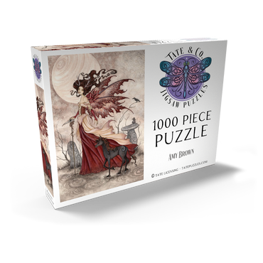 Darstellung des Puzzle Motivs The Red Queen Fairy - Amy Brown 1000 Puzzle Schachtel Ansicht2