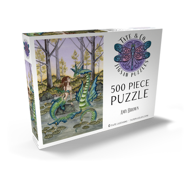 Darstellung des Puzzle Motivs Lazy Afternoon Mermaid - Amy Brown 500 Puzzle Schachtel Ansicht2
