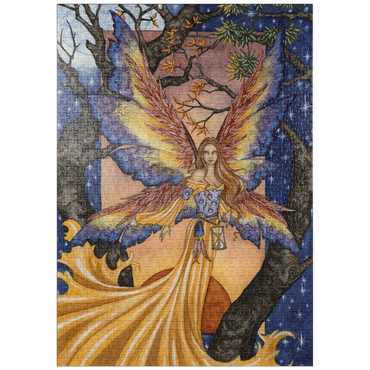 Darstellung des Puzzle Motivs puzzleplate Tempus Fugit Fairy - Amy Brown 1000 Puzzle
