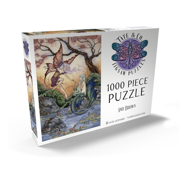 Darstellung des Puzzle Motivs The Introduction Fairy & Mermaid - - Amy Brown 1000 Puzzle Schachtel Ansicht2