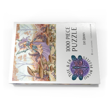 Darstellung des Puzzle Motivs Mushroom Folk Fairy - Amy Brown 1000 Puzzle Schachtel Ansicht3