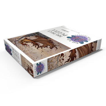 Darstellung des Puzzle Motivs Passage To Autumn Fairy - Amy Brown 500 Puzzle Schachtel Ansicht1