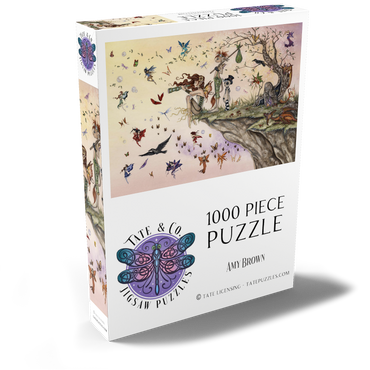 Darstellung des Puzzle Motivs Where The Wind Takes You Fairy - Amy Brown 1000 Puzzle Schachtel Ansicht2