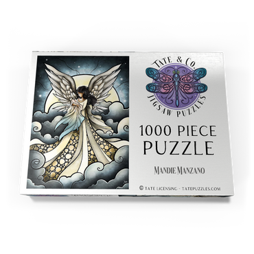 Darstellung des Puzzle Motivs Child of Heaven Stained Glass 1000 Puzzle Schachtel Ansicht3