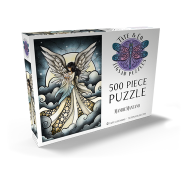 Darstellung des Puzzle Motivs Child of Heaven Stained Glass 500 Puzzle Schachtel Ansicht2