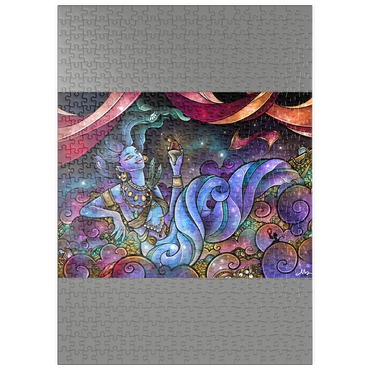 Darstellung des Puzzle Motivs puzzleplate Wishing For You Stained Glass 500 Puzzle