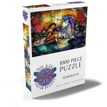 Darstellung des Puzzle Motivs Treasured Friends 1000 Puzzle Schachtel Ansicht2