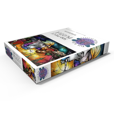 Darstellung des Puzzle Motivs Treasured Friends 500 Puzzle Schachtel Ansicht1