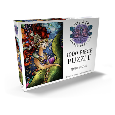 Darstellung des Puzzle Motivs Croc A Doc Baby Stained Glass 1000 Puzzle Schachtel Ansicht2