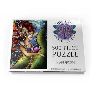 Darstellung des Puzzle Motivs Croc A Doc Baby Stained Glass 500 Puzzle Schachtel Ansicht3