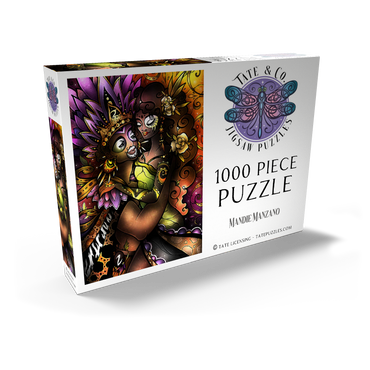 Darstellung des Puzzle Motivs Zulu Stained Glass 1000 Puzzle Schachtel Ansicht2