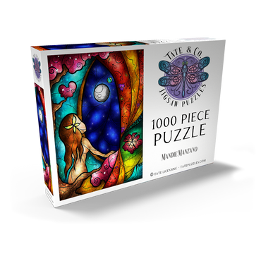 Darstellung des Puzzle Motivs I Miss You Stained Glass 1000 Puzzle Schachtel Ansicht2