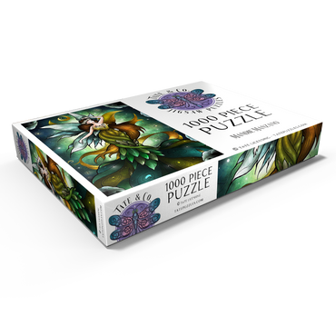 Darstellung des Puzzle Motivs Midsummers Storm Stained Glass 1000 Puzzle Schachtel Ansicht1