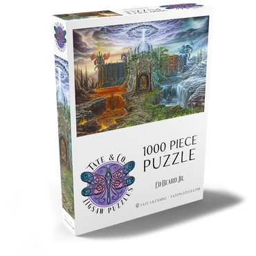 Darstellung des Puzzle Motivs Dragon Lord's Lair - Ed Beard Jr 1000 Puzzle Schachtel Ansicht2
