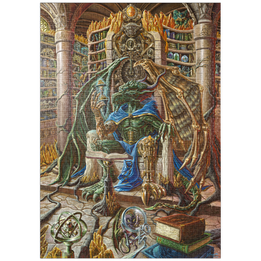 Darstellung des Puzzle Motivs puzzleplate Kairos The Archivist Dragon - Ed Beard Jr 1000 Puzzle