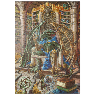 Darstellung des Puzzle Motivs puzzleplate Kairos The Archivist Dragon - Ed Beard Jr 500 Puzzle
